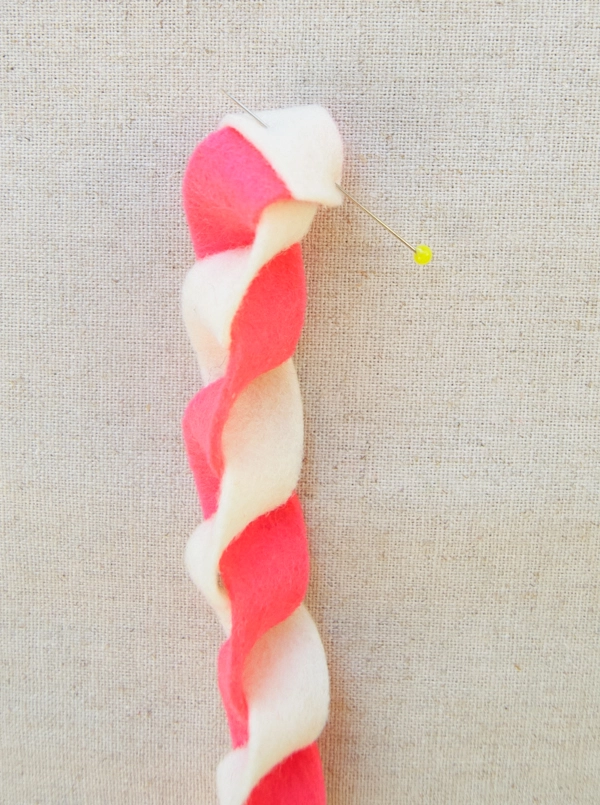 Taffy Twist Felt Garland | Purl Soho