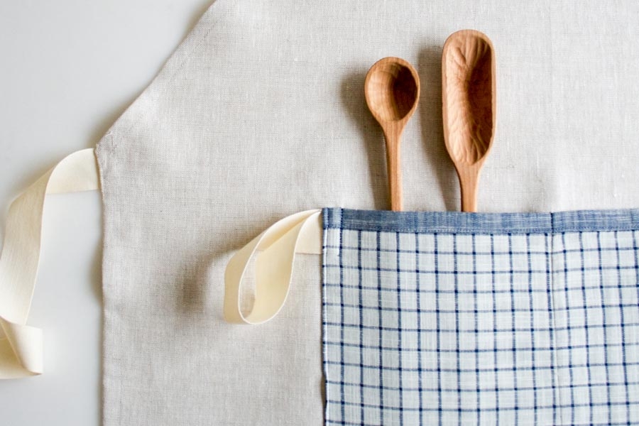 Simple Linen Apron | Purl Soho