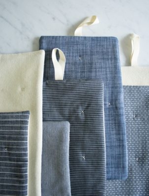 Simple Stitched Hot Pads | Purl Soho