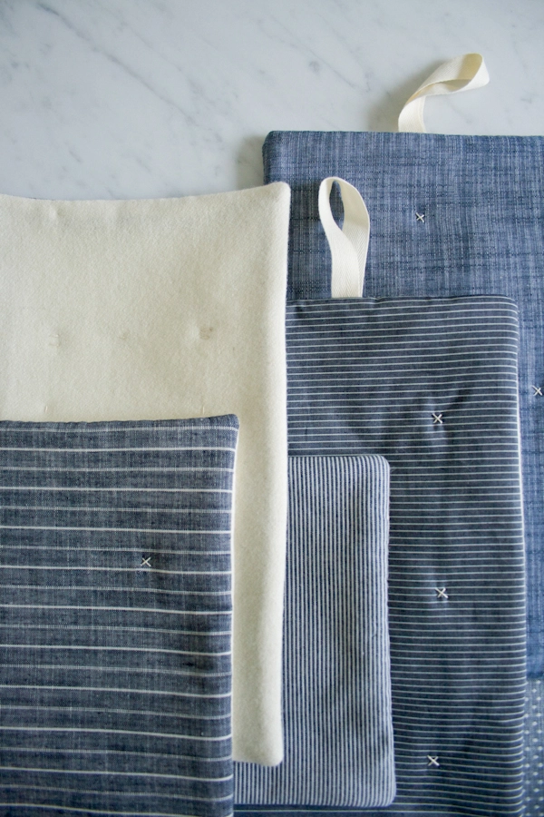 Simple Stitched Hot Pads | Purl Soho