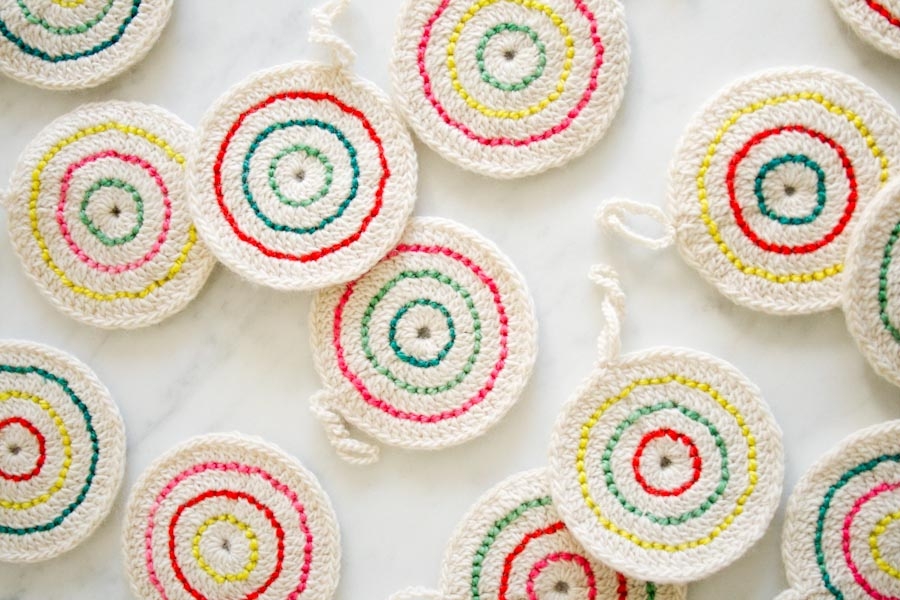 Crochet Kit: Christmas Coasters