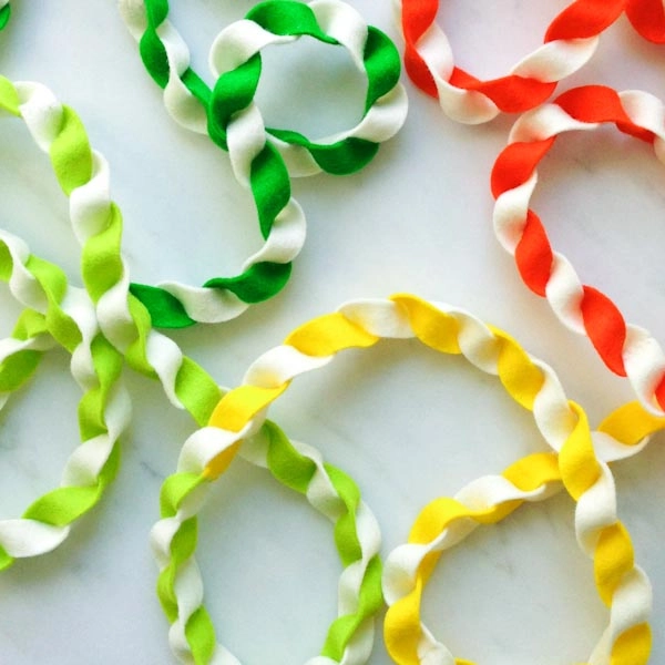 Taffy Twist Felt Garland | Purl Soho