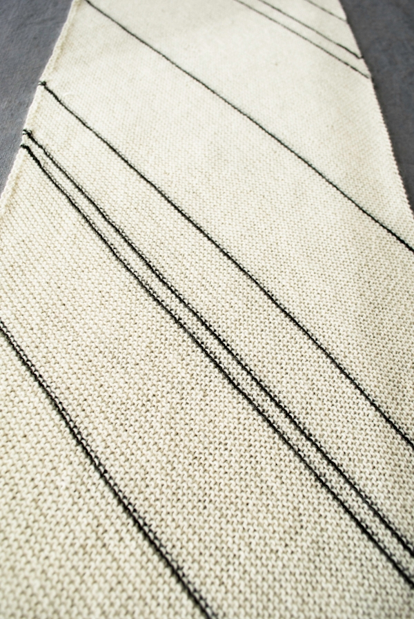 Diagonal Pinstripe Scarf | Purl Soho