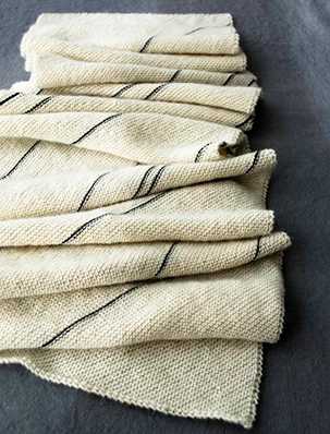 Diagonal Pinstripe Scarf | Purl Soho