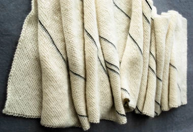 Diagonal Pinstripe Scarf