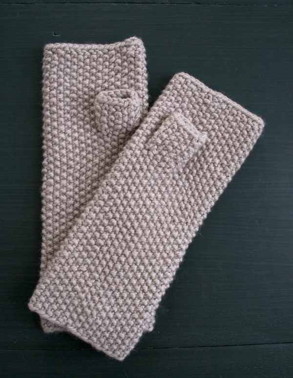 Seed Stitch Mittens + Hand Warmers | Purl Soho