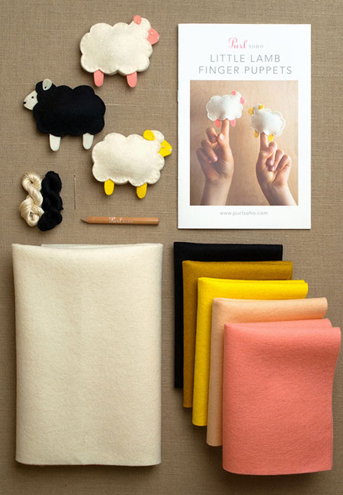 Purl Soho’s Little Lamb Finger Puppets | Purl Soho