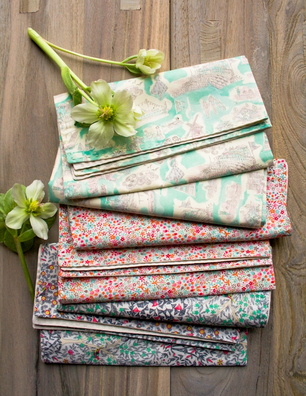 Springtime Running Stitch Napkins | Purl Soho