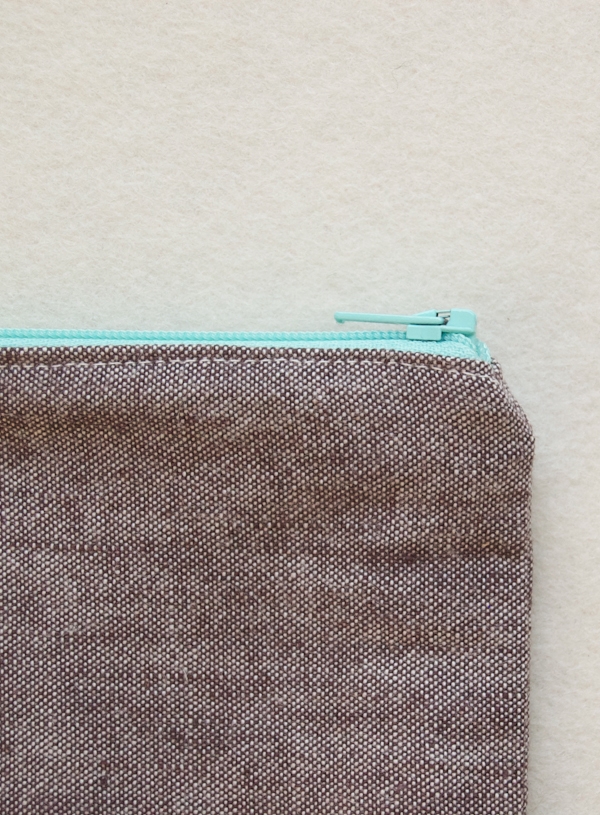 Simple Lined Zipper Pouches | Purl Soho