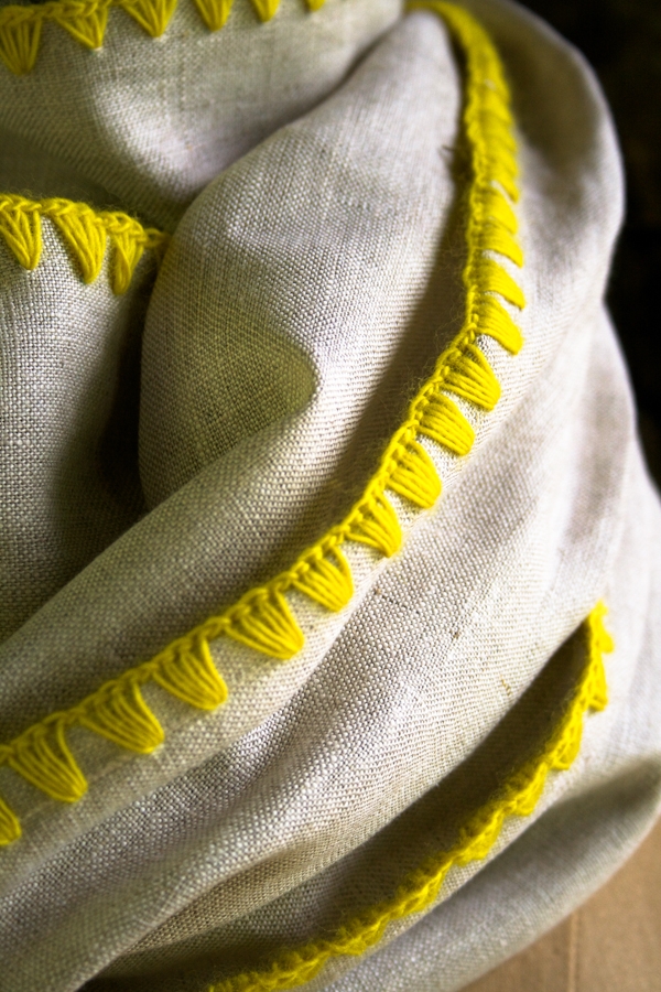 Edged Linen Wrap | Purl Soho