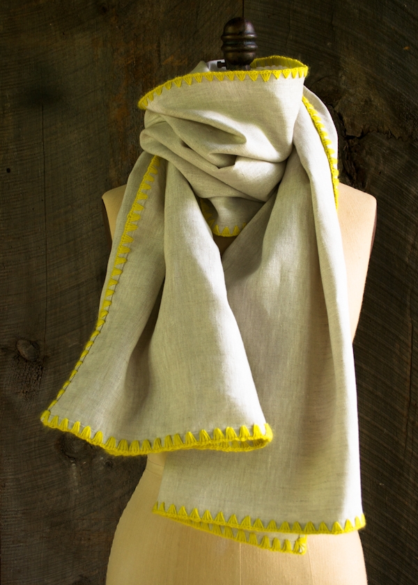 Edged Linen Wrap | Purl Soho