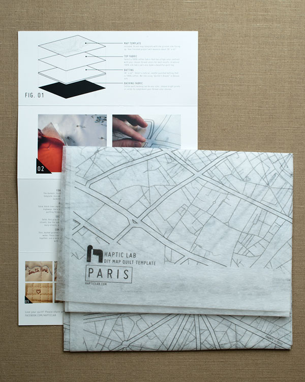 New! DIY Map Quilt Patterns from Haptic Lab | Purl Soho