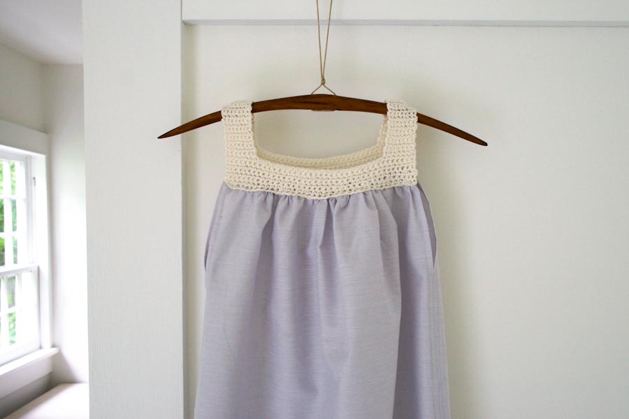 Sweet Crochet + Sew Dress | Purl Soho