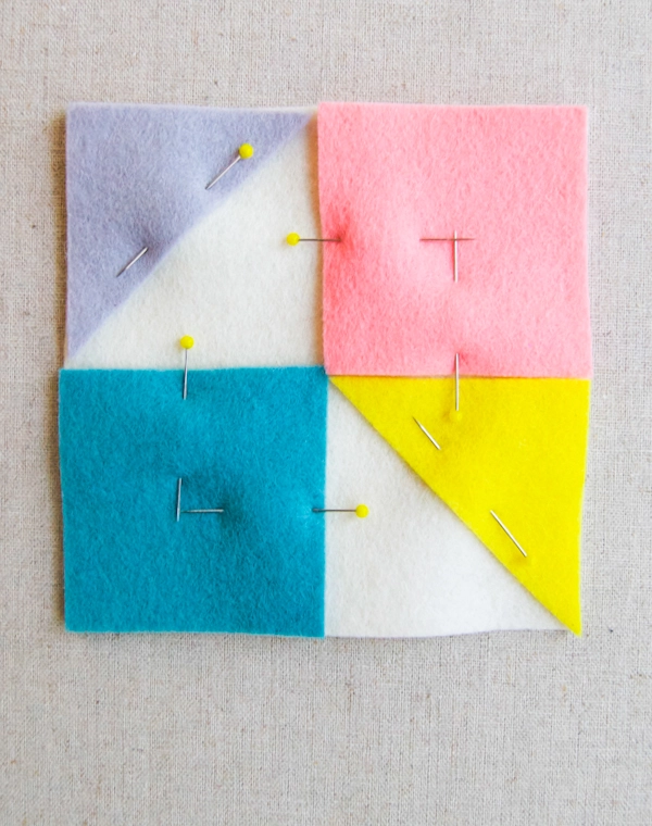 Modular Felt Coasters | Purl Soho