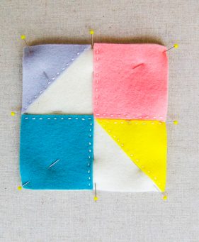 Modular Felt Coasters