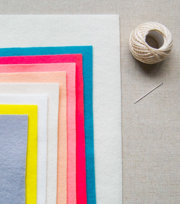 Modular Felt Coasters | Purl Soho