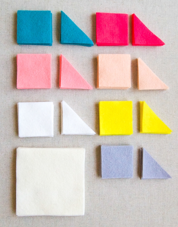 Modular Felt Coasters | Purl Soho