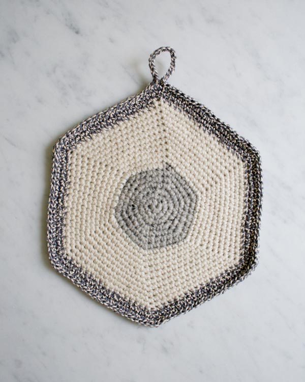 Crocheted Set-of-Three Pot Holders | Purl Soho