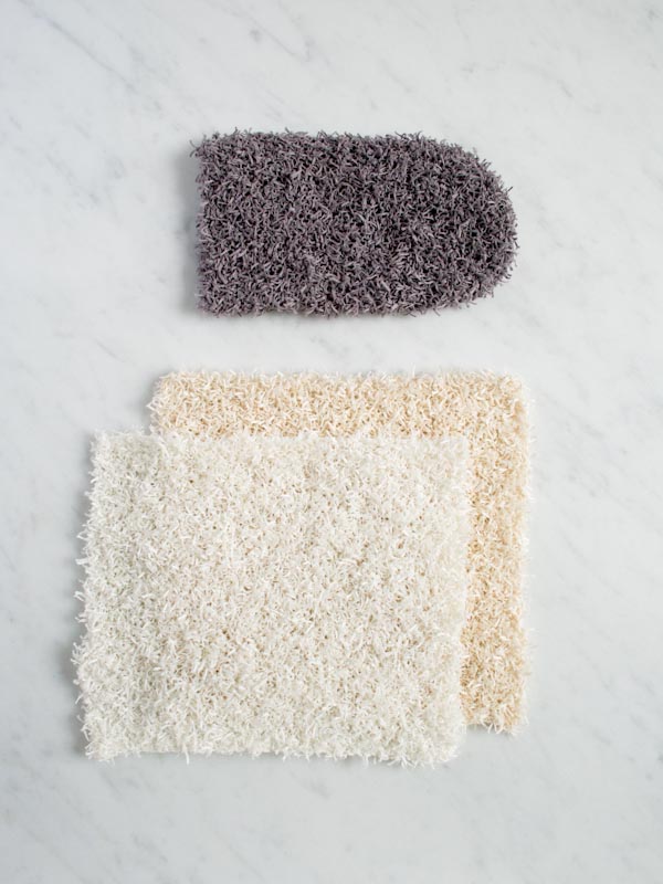 Washcloths and Scrubbing Mitt | Purl Soho