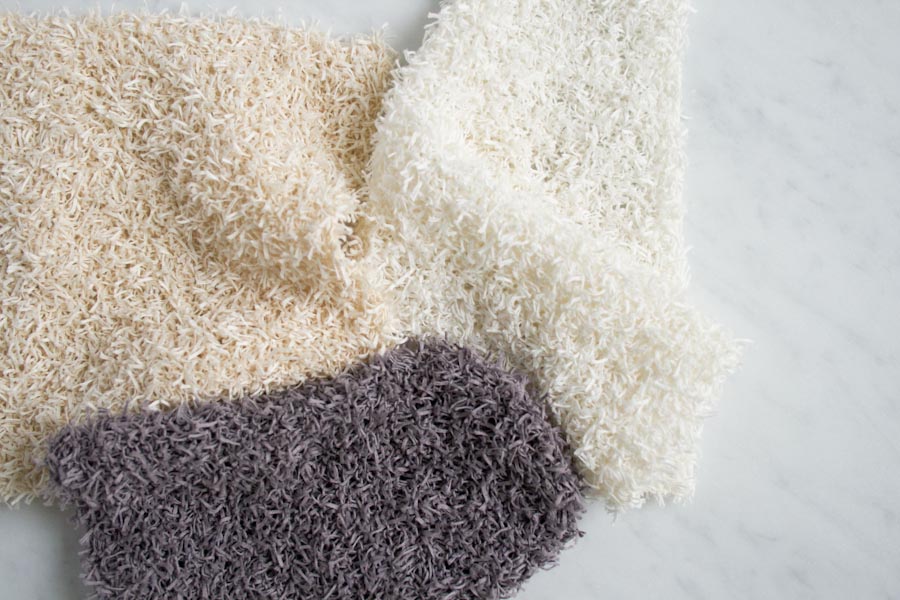 Washcloths and Scrubbing Mitt | Purl Soho