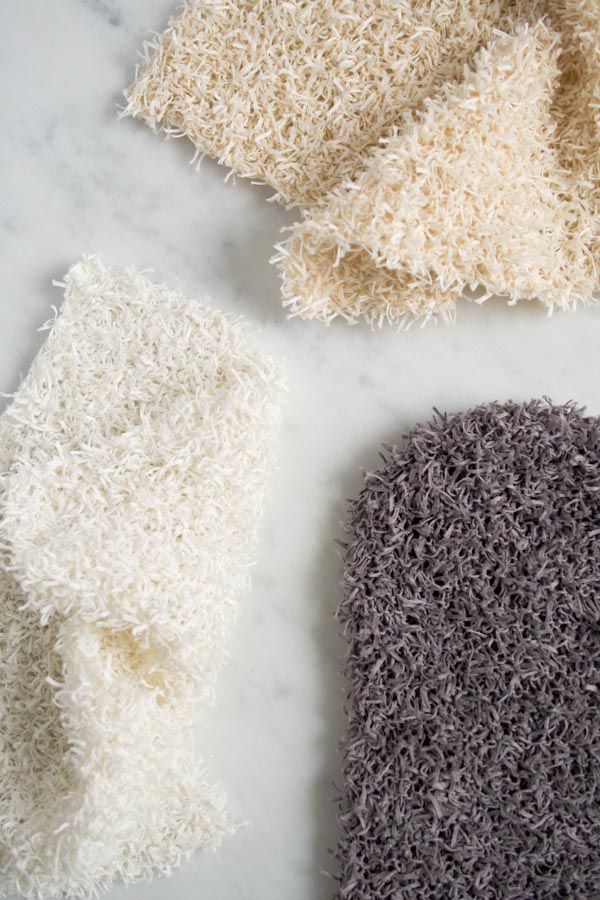 Washcloths and Scrubbing Mitt | Purl Soho