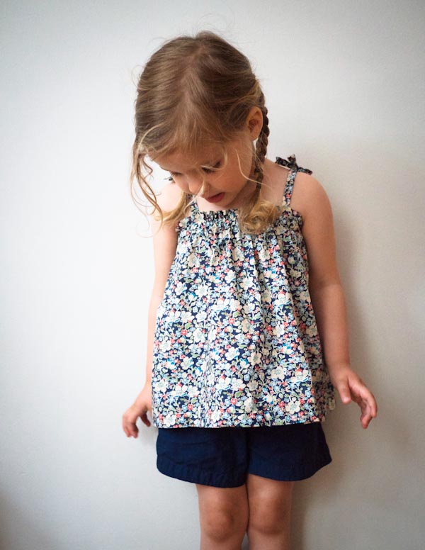 Kid’s Gathered Summer Top | Purl Soho