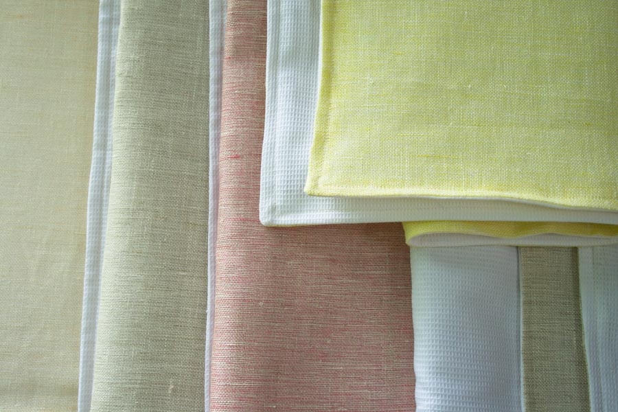 Waffle and Linen Hand Towels | Purl Soho