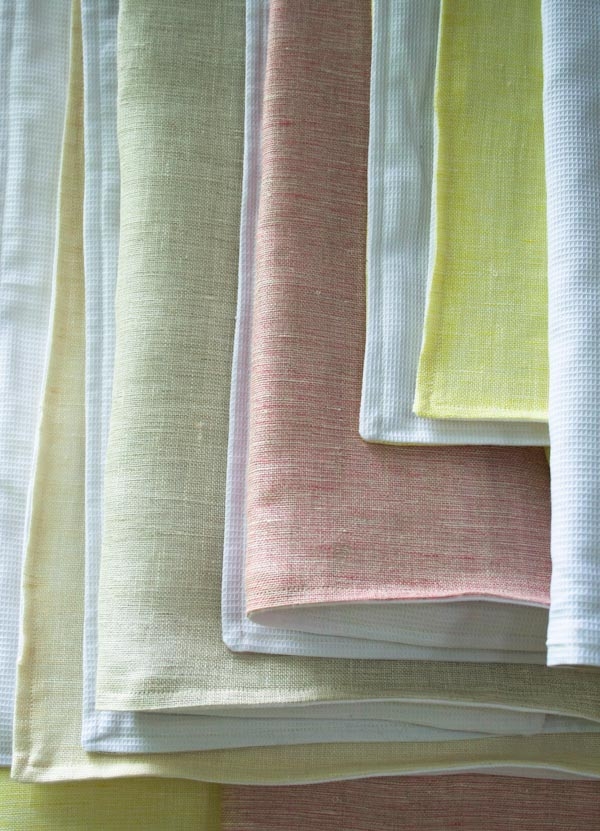 Waffle and Linen Hand Towels | Purl Soho