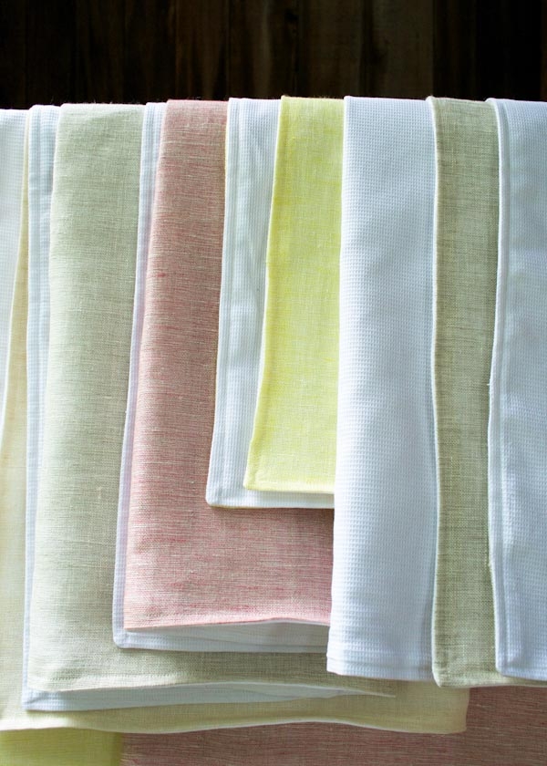 Waffle and Linen Hand Towels | Purl Soho