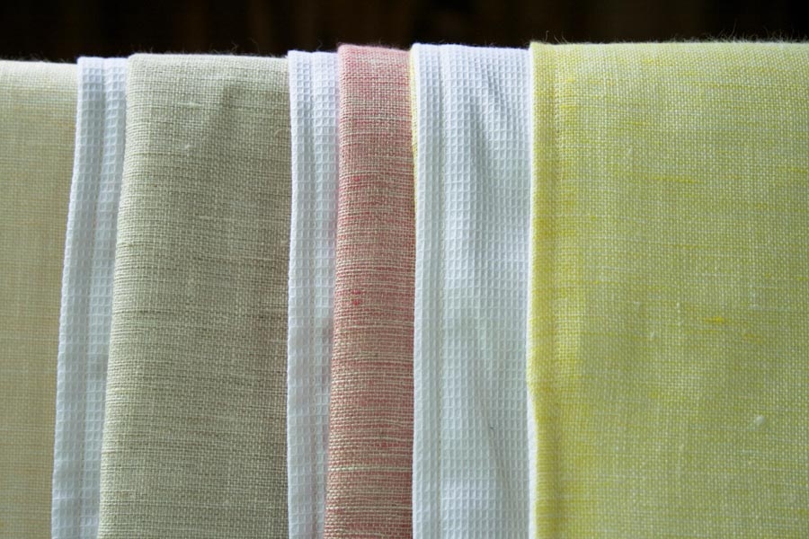 Waffle and Linen Hand Towels | Purl Soho