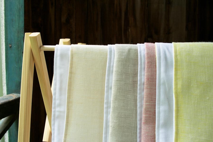 Waffle and Linen Hand Towels | Purl Soho