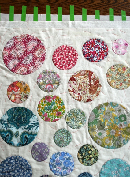 Mini Quilt of the Month, February: Liberty of London Tana Lawn Circular Applique | Purl Soho