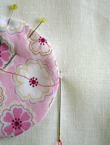 Mini Quilt of the Month, February: Liberty of London Tana Lawn Circular Applique | Purl Soho