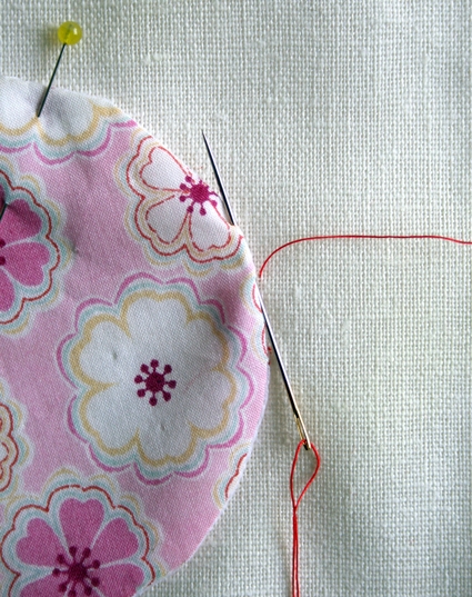 Mini Quilt of the Month, February: Liberty of London Tana Lawn Circular Applique | Purl Soho