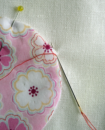 Mini Quilt of the Month, February: Liberty of London Tana Lawn Circular Applique | Purl Soho