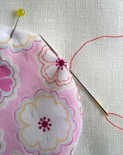 Mini Quilt of the Month, February: Liberty of London Tana Lawn Circular Applique | Purl Soho