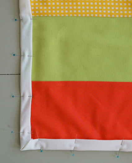 Binding a Quilt with the Backing Fabric | Purl Soho