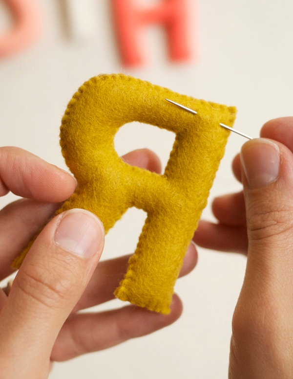 Hand Sewn Felt Alphabet | Purl Soho