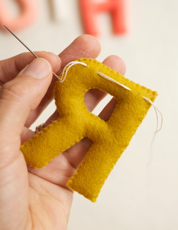 Make these easy felt letters (with free template!)