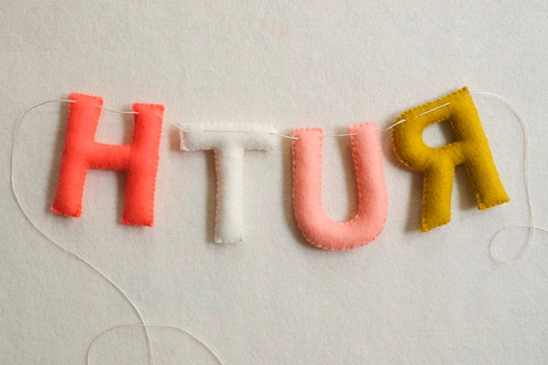 Hand Sewn Felt Alphabet | Purl Soho