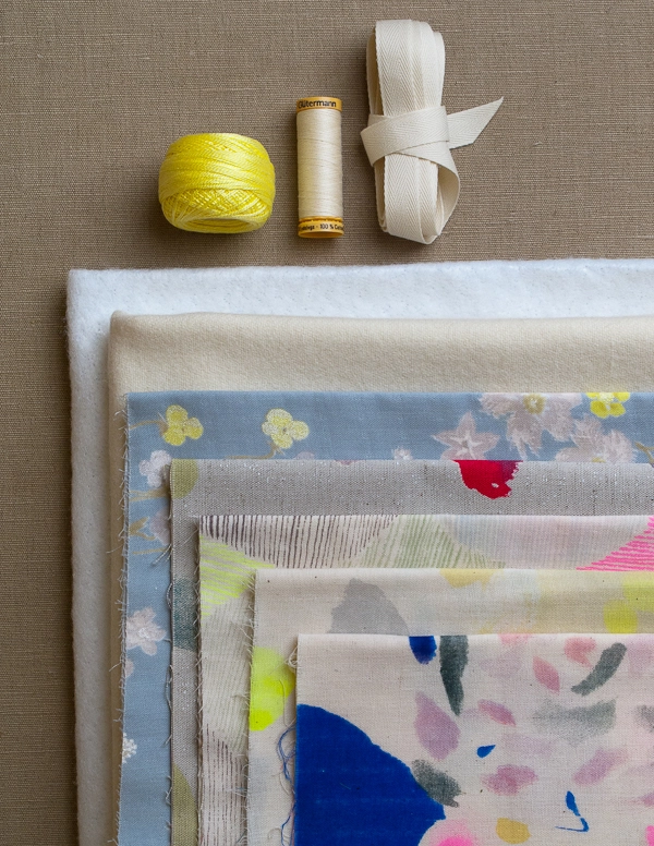 Simple Stitched Hot Pads in Nani Iro | Purl Soho