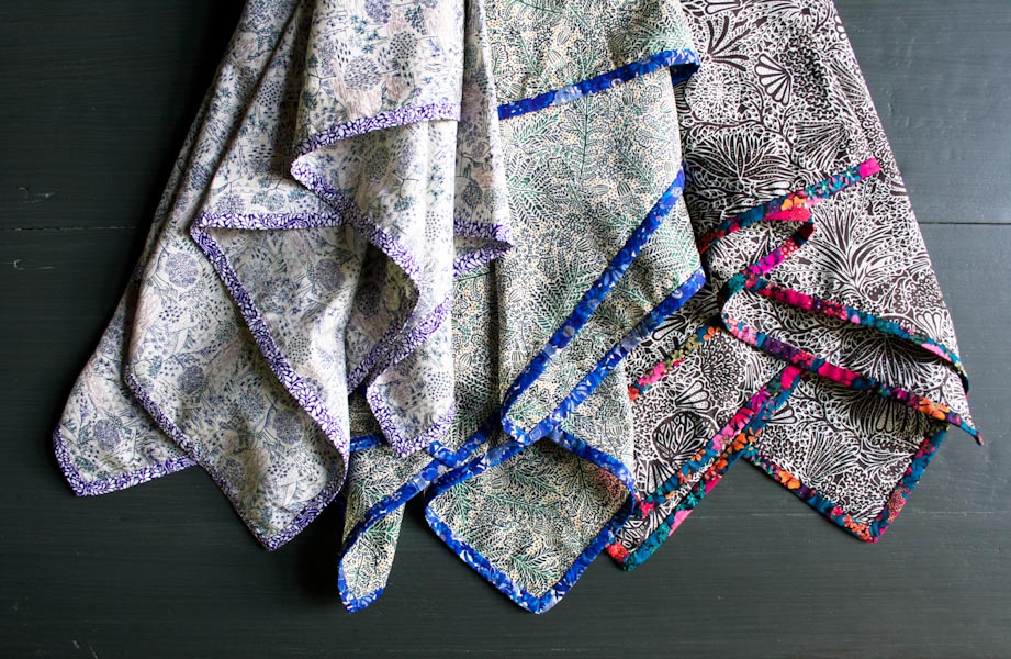 Edged Liberty Scarves | Purl Soho