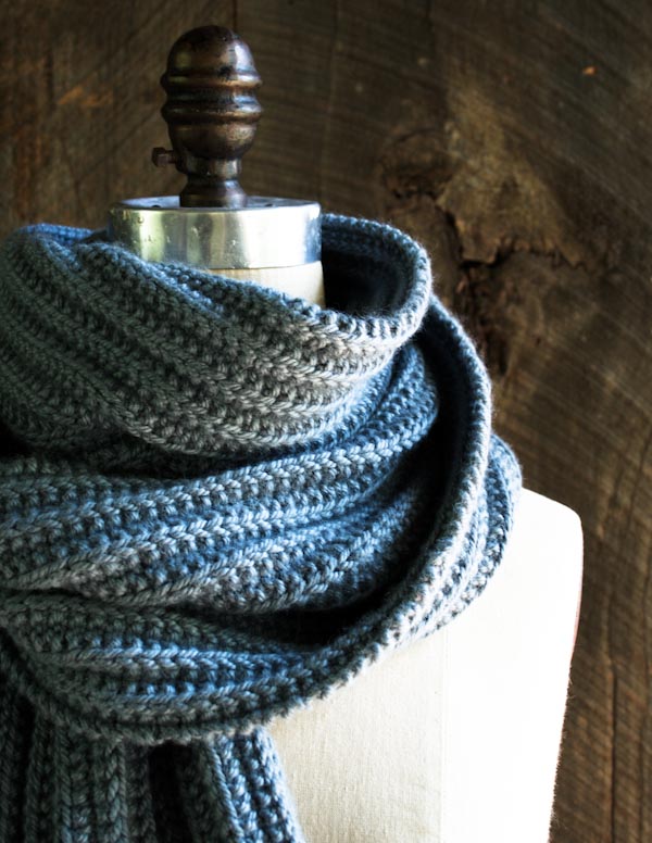 Making a Knit Scarf Using Blanket Yarn