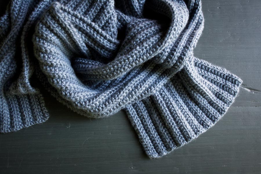 No-Purl Ribbed Scarf | Purl Soho