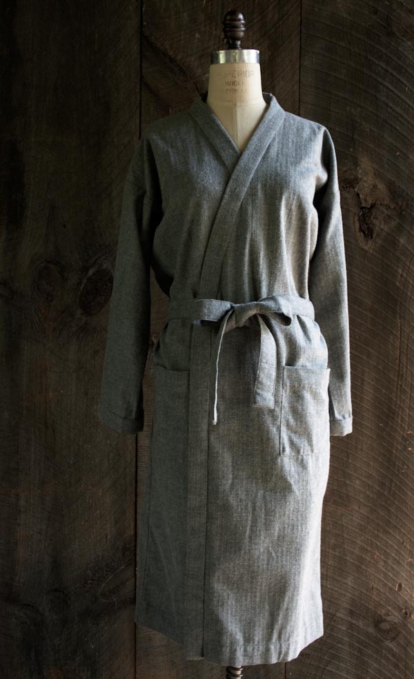 Women’s Robe in Cozy Flannel | Purl Soho