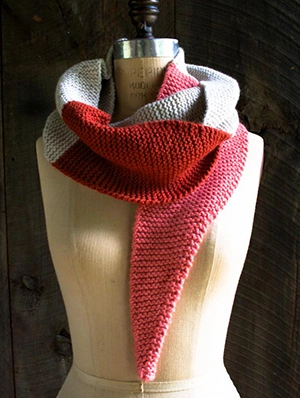 Color Tipped Scarf in New Colors + New Yarns | Purl Soho