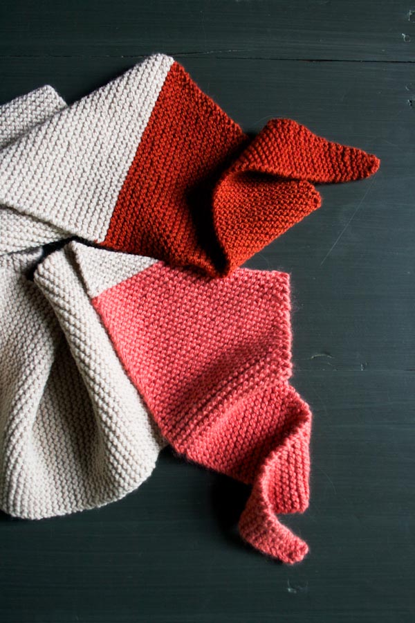 Color Tipped Scarf in New Colors + New Yarns | Purl Soho