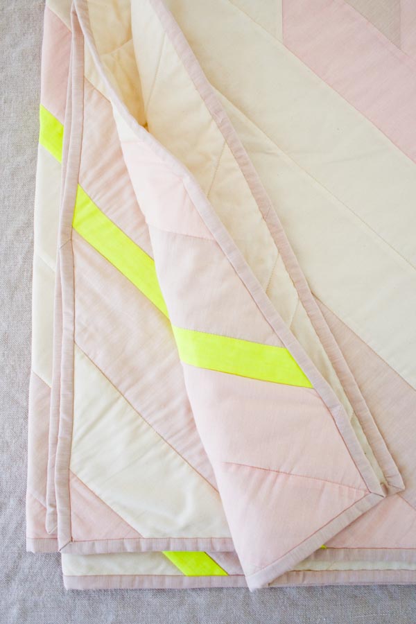 Diagonal Stripe Quilt | Purl Soho