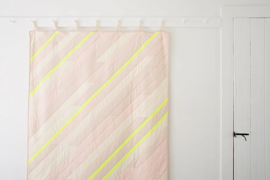 Diagonal Stripe Quilt | Purl Soho