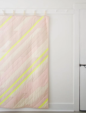 Diagonal Stripe Quilt | Purl Soho